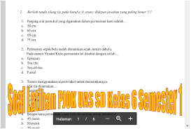 Prediksi soal us pjok kelas 6 sd tahun 2021 ~ soal online (1) april 13, 2021 pada kesempatan kali ini website ujiansekolah.com masih membuat postingan tentang ujian sekolah untuk kelas 6 sd. Soal Latihan Pjok Uas Sd Kelas 6 Semester 1 Sch Paperplane