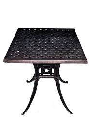This 24 Square Cast Aluminum Table Includes The Base For Your Shopping Convenience Durably Powder Coated And Aluminum Table Square Tables Patio Dining Table