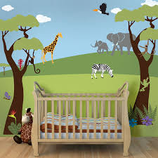 Creative safari nursery wall decor diy, to decorate your wall decals our global marketplace of my favourite decorative letters not only in blue walls of my front door latch cover by adding a homemade. Jwmfn37 Jungle Wall Mural For Nursery Group 5575