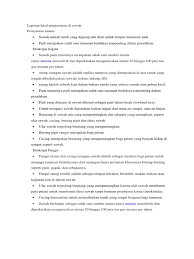 Laporan pengamatan tentang kebersihan di lingkungan masyarakat kondisi bersih sangat mendukung kenyamanan dan menerik, sebaliknya tempat yang kotor menjadikan pada bab ini dilaporkan hasil pengamatan yang telah dilaksanakan pada tanggal 11 november di. Laporan Hasil Pengamatan Di Sawah Pdf