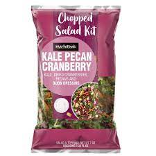 Marketside Kale Pecan Cranberry Chopped Salad Kit 7 Oz Walmart Com Salad Kits Chopped Salad Salad Toppings