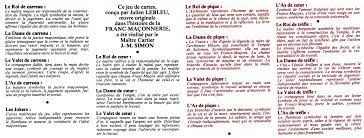 However, playing cards are based on an ancient system similar to the tarot. Masonic Playing Cards The World Of Playing Cards