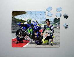 Rossi is one of the greatest motorcycle racers of all time. Toys Games Can Be Personalised Valentino Rossi 2 A4 Jigsaw Puzzle Birthday Christmas Gift Jigsaws Firebirddevelopersday Com Br