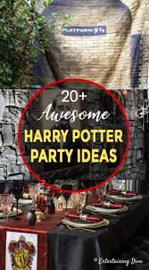 It's the best way to narrow your focus and hone in on cohesive decor that'll help bring the. 20 Awesome Harry Potter Party Ideas Entertaining Diva From House To Home