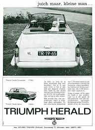 Vergelijk prijzen van honderden vluchten naar letland vanuit nederland. Triumph Herald British Leyland In Holland Nederland Triumph Vintage Ads Leyland