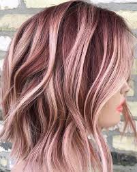 Weitere ideen zu roségold haarfarbe, haarfarben, haare. Rose Gold Hair Color For Short Layered Haircuts Styles Haarfarben Haarfarbe Ideen Kreative Haarfarbe
