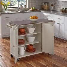 Its details are manifested in the beautiful finish of the solid wood. Home Styles Liberty White Kitchen Cart With Stainless Top 4512 95 The Home Depot White Kitchen Cart Portable Kitchen Island Small Kitchen