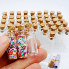 Botes de cristal pequeños oferta descuento 2020. 10 Uds Mason Jar Vacio Pequeno Ampollas De Botella De Cristal Decoracion Frascos De Vidrio Barato Tapon De Corcho Que Deseo Botella De Vidrio Pequena Botella De Jk0912 Botellas Tarros Y Cajas