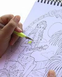 40 relaxing and stress relieving patterns. Buy Colorit Colorful Tropical Scenes Adult Coloring Book 50 Single Sided Designs Thick Smooth Paper Lay Flat Hardback Covers Spiral Bound Usa Printed Tropical Pages To Color Online In Vietnam B07pz8phgy