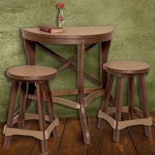 Amish Poly Half Round Patio Pub Table 3 Piece Set Round Pub Table Pub Table Pub Table Sets