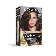 Couleur marron glacé cheveux ~ couleur marron glacé une nuance glamour femme actuelle lumineuse et facile à vivre cette coloration est idéale pour sublimer les cheveux châtain clairs à bruns pour connaître tous ses atouts et apprendre. Coloration Cheveux Preference M1 Marron Profond L Oreal La Boiie A Prix Carrefour