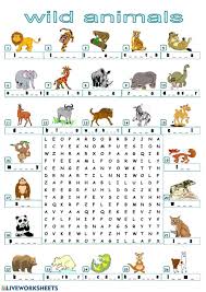 Find The Animals Interactive Worksheet In 2020 Animals Wild Animal Worksheets Animals