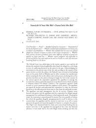 Sinnaiyah Sons Sdn Bhd V Damai Setia Sdn Bhd Evidence Law Burden Of Proof Law
