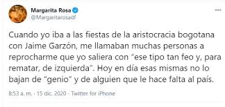 Desempolvan portada de aló sobre romance de jaime garzón y margarita rosa reaparece justo cuando en la novela 'garzón vive' están mostrando la historia entre el periodista y angela del valle (como llamaron a margarita en la producción). Margarita Rosa El Amor Oculto De Jaime Garzon Las2orillas