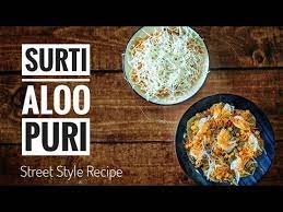 Surti Aloo Puri Street Style Food Lockdown Special Youtube Aloo Puri Puri Recipes Food