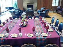 Two 8 Foot Rectangular Tables Put Together To Make A Square Table For 16 People From Table Top Fashions Table Decorations Party Table Rectangular Table