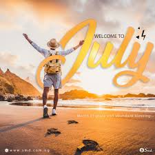 July is the sixth track and first single on noah cyrus' second ep, the end of everything. Happy New Month July Smd