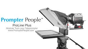 Tv presenters will use a prompter or autocue to help them effectively communicate. Prompter People Proline Plus 17 Video Data