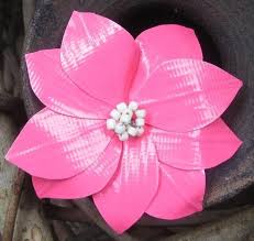 Duct tape flowers step by step. 20 Easy Duct Tape Flowers Duct Tape Crafts Duct Tape Tape Crafts