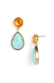 Lauren By Ralph Lauren Lido Beach Double Drop Earrings Nordstrom Sparkly Earrings Jewelry Crystal Dangle Earrings