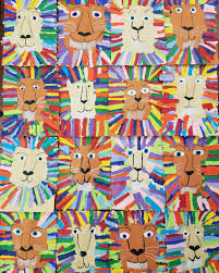 32 Likes 2 Comments Art Teachering Mommy On Instagram Crazy Colorful Lions The 2nd Graders Did A Fantas Dierentuin Knutselen Kinderkunst Beeldende Kunst
