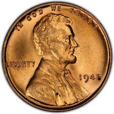 1942 Lincoln Wheat Pennies Values And Prices Past Sales