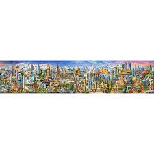 The puzzle is packed in 7 bags of 6,000 pieces each. Educa Around The World Puzzle Of 42000 Pieces Puzzles123