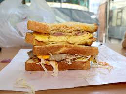 They Re Both Sizable With Ingredients You Don T Often Find In A Western Breakfast Sandwich Like Pl Kate Taylor Bus In 2020 Best Fast Food Western Breakfast Food