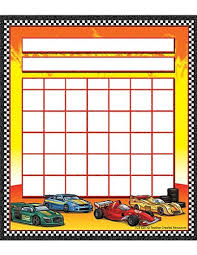Teacher Created Resources Race Cars Incentive Charts 5311