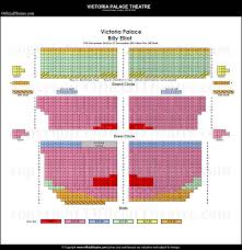 victoria palace theatre london seat map and prices