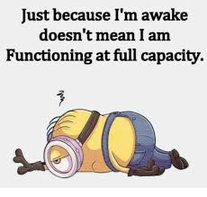 Just Because I M Awake Doesn T Mean I Am Functioning At Full Capacity Meme On Me Me