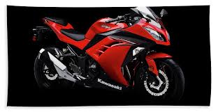 Low to high sort by price: Kawasaki Ninja 300 Abs Beach Towel For Sale By Smart Aviation