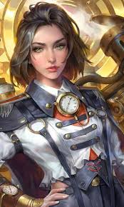 Woman Fantasy Warrior Artwork Steampunk 480x800 Wallpaper Steampunk Artwork Steampunk Characters Concept Art Characters