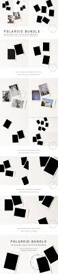 Film Photo Pile Mockup Bundle Psd Polaroid Template Styled Stock Photography Psd