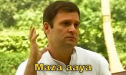 Maza Aaya - Rahul Gandhi Meme Template