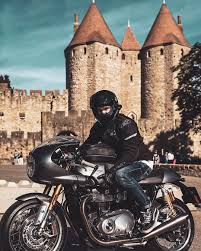 Sunny Singh Thruxton R On Instagram Throwback Last Trip To Carcassone France Riding Trip Carca In 2020 Triumph Thruxton Triumph Classic Bikes