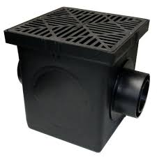 After the basin is installed place the lid & inlet grate on the catch basin. Nds 12 In X 12 In Drainage Catch Basin 2 Opening Kit 1200bkit The Home Depot