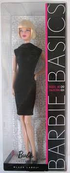Barbie Doll Black Label Collection Barbie Basics Black Dress Model No 09 Collection 001 Black Label New Mattel Barbie Basics Barbie Barbie Dolls