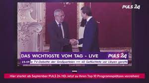 Anchorwoman alina marzi spricht mit thomas seifert von der wienerzeitung über die lage in #fghanistan. Infodigital Puls 24 Hd Osterreich Weitere Details Zum Sendestart