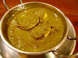 Egg Masala Green Gravy Recipe Green Egg Curry Recipe Youtube