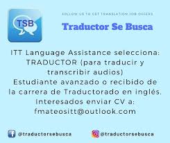 Traductor Se Busca Publicaciones Facebook