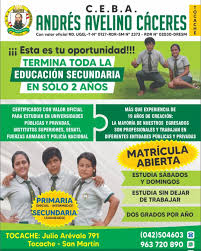 CEBA ÁNDRES AVELINO CÁCERES