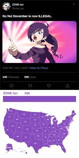 Every year since 2017 that november rolls around, the internet marks the first few days of the month by invariably trending #nonutnovember. No Nut November Is Now Illegal No Nut November Know Your Meme