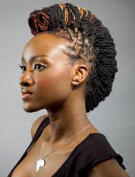 They all feature extensions styled in a rope twist, secured onto real hair at the base. Long Hair Girl Mohawk Novocom Top