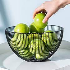 Import quality metal fruit basket supplied by experienced manufacturers at global sources. Amazon Com Sooyee Metal Wire Fruit Basket Large Round Storage Baskets For Bread Fruit Snacks Candy House Fruit Bowl Decor Wire Fruit Basket Fruit Bowl Display