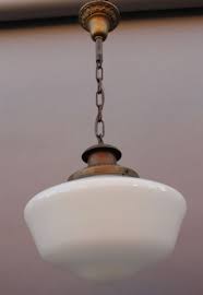 1930s Classic School House Pendant Antique Light Fixture Original Fitter 8853 Antique Light Fixtures House Lighting Fixtures School House Lighting