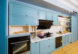 china macaron color kitchen furniture