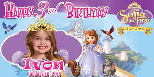 To all new readers and visitors please enjoy this one of the best amazing layout site. Birthday Tarpaulin Disney Sofia The First Template By Paographicstemplates On Deviantart