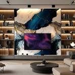 Blue Mirage Marble Durable PVC Wall