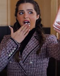 He's All That 2021 Addison Rae Purple Blazer